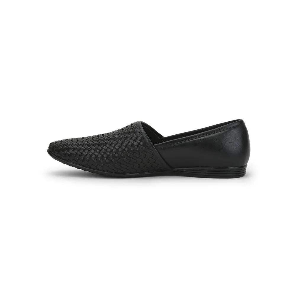 Fortune (Black) Formal Slip on Shoes For Men JPL-247 By Liberty surfing - running shoes safety shoes