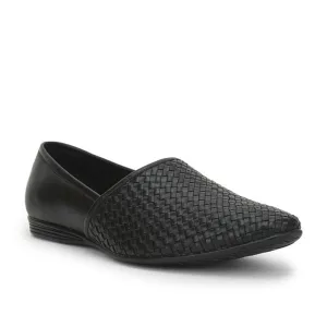 Fortune (Black) Formal Slip on Shoes For Men JPL-247 By Liberty yoga shoes