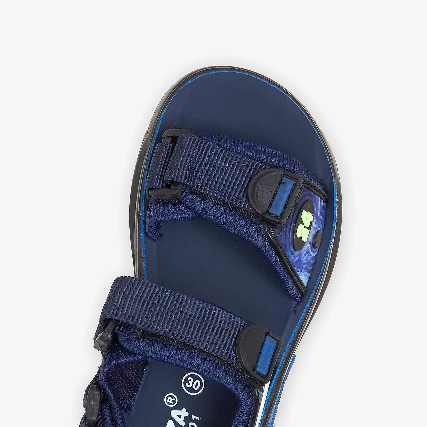 Boys' Sporty Sandals running in park Contoured Footbed Shape