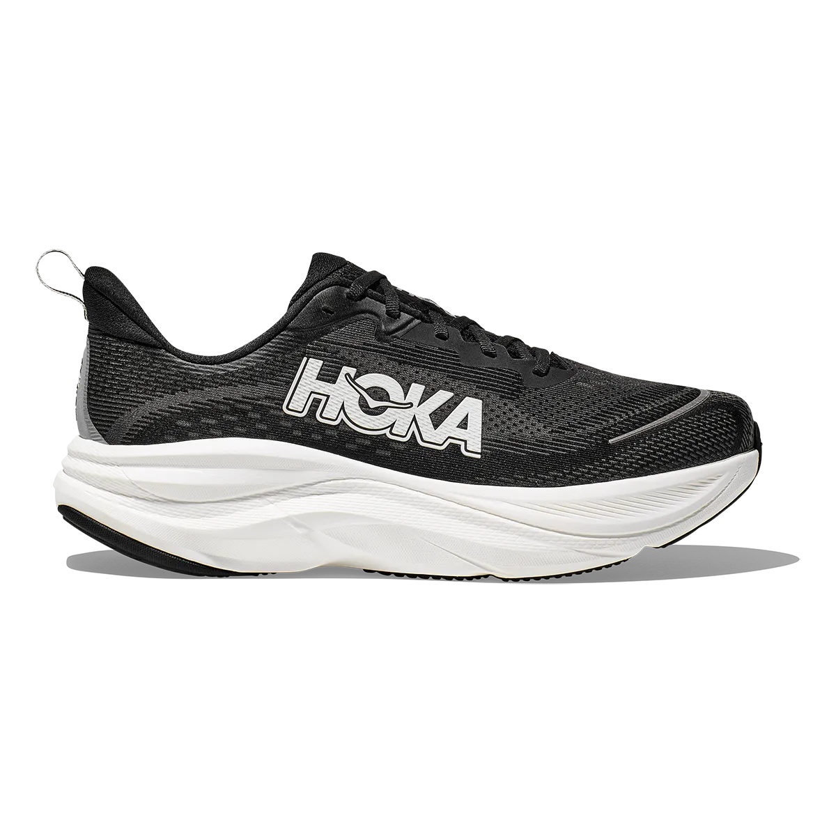 Hoka Skyflow - Black - White Anatomical Arch Support scientific - event running wear