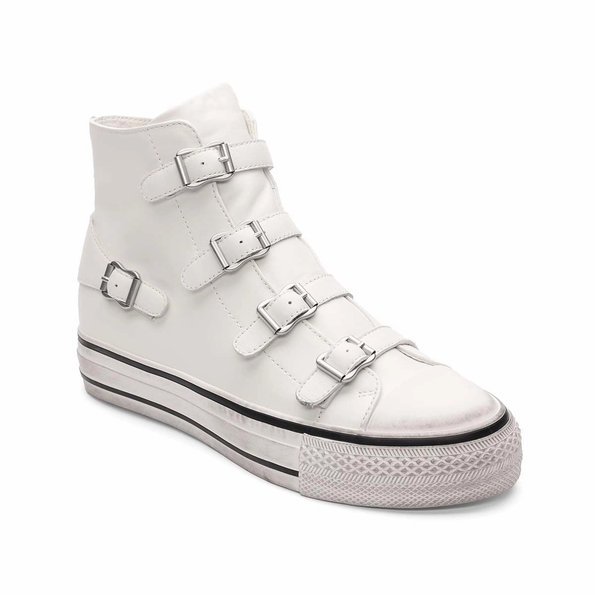 futuristic shoes Virgin Classic Leather Hightop Sneaker