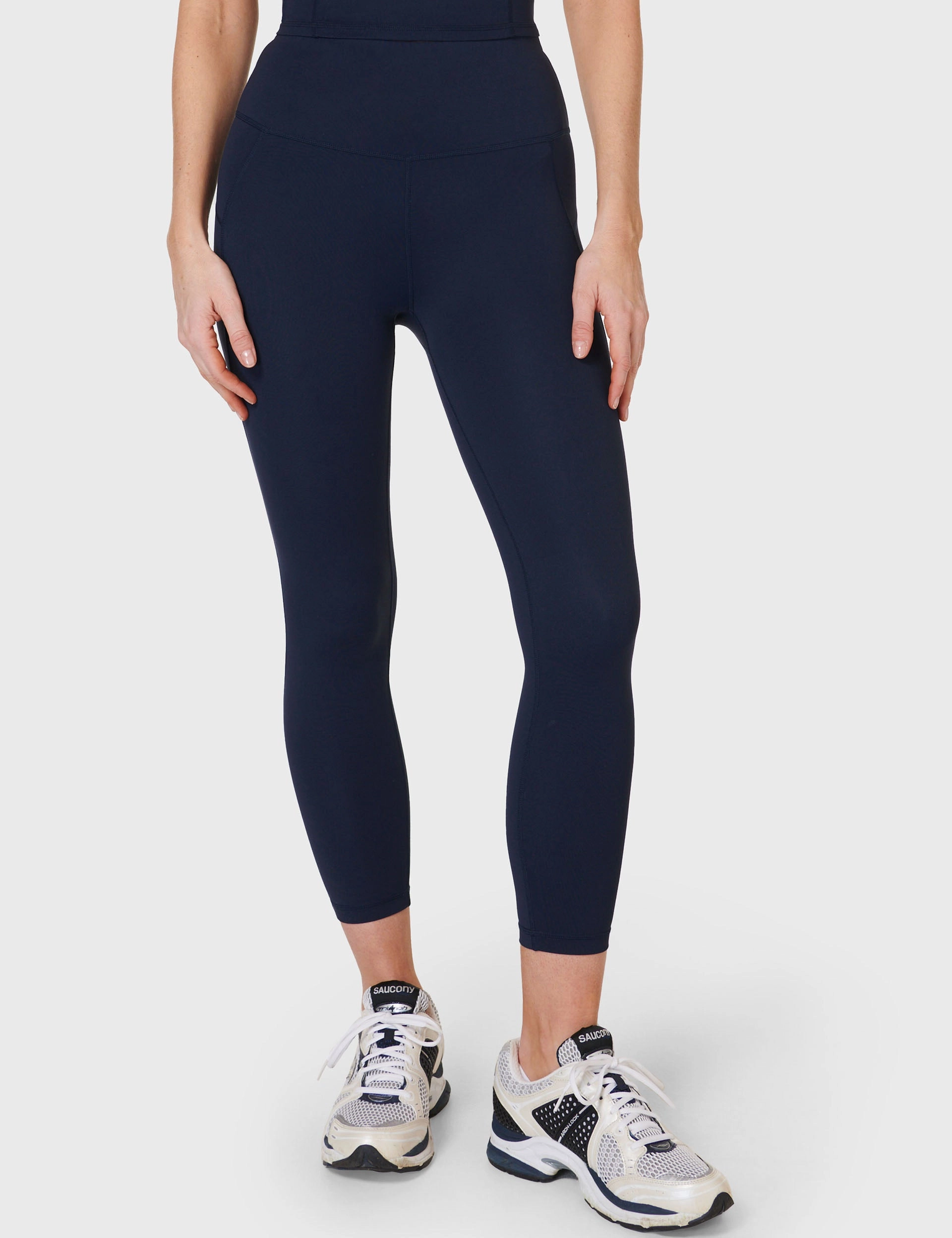 All Day 7/8 Leggings - Navy Blue Metal Core