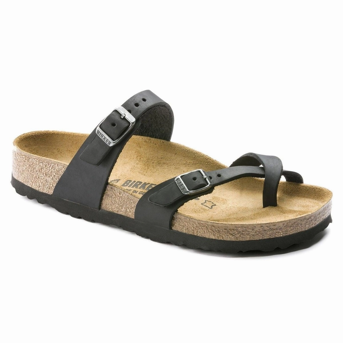 Grace Ease Stretch Fit Birkenstock Women's Mayari - Black Oiled Leather