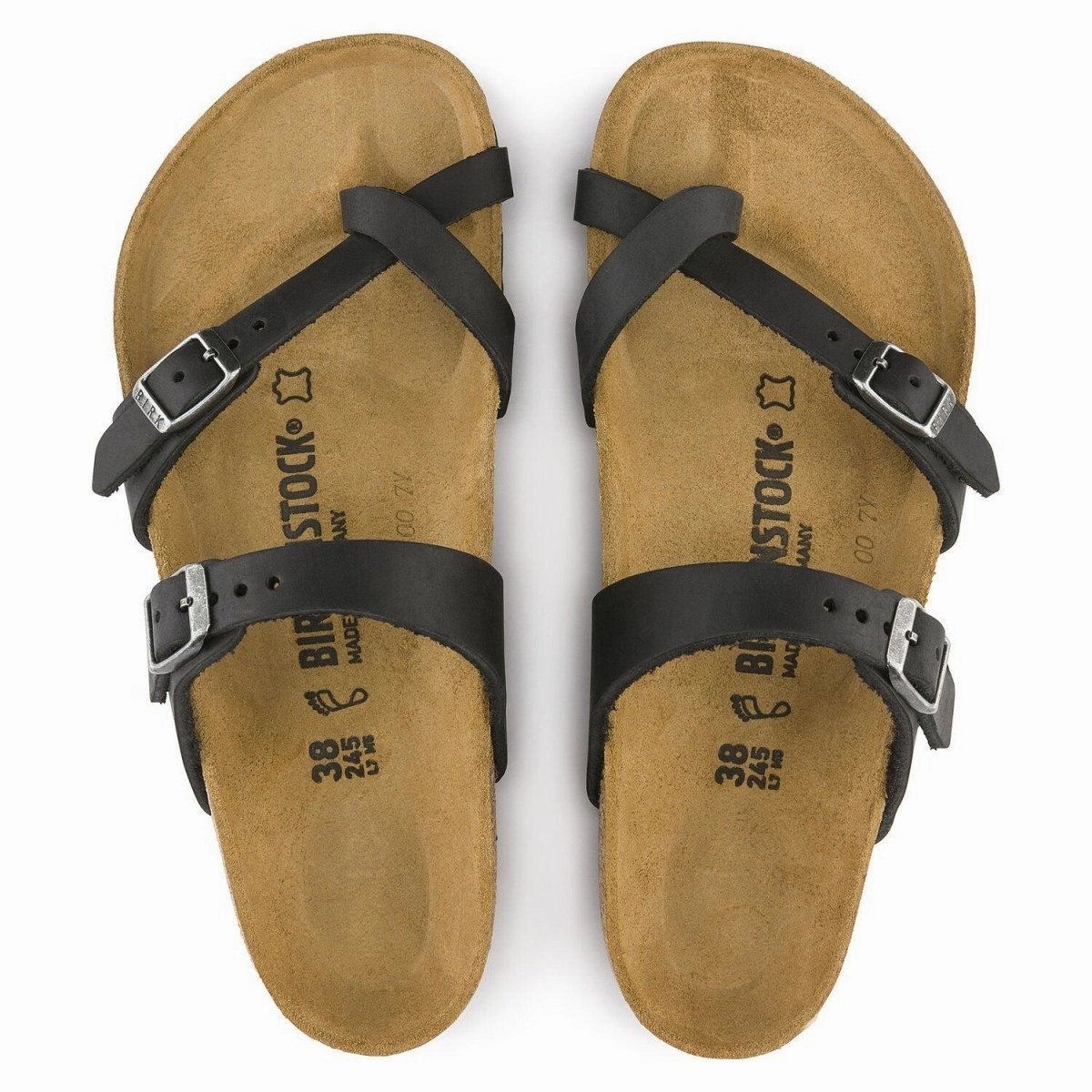 Comfortable Shoes Birkenstock Women's Mayari - Black Oiled Leather