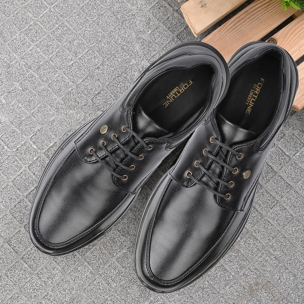 Fortune Formal Black Lacing Shoes For Men BENTLICK-E By Liberty Training - essential padded - tongue running option