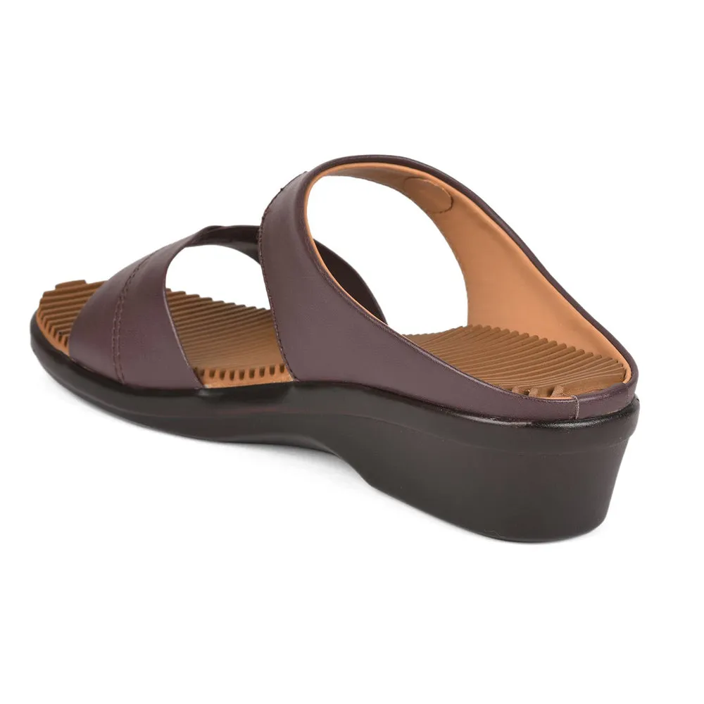 practice session Senorita Casual (Brown) Slippers For Women LAF-1025 By Liberty