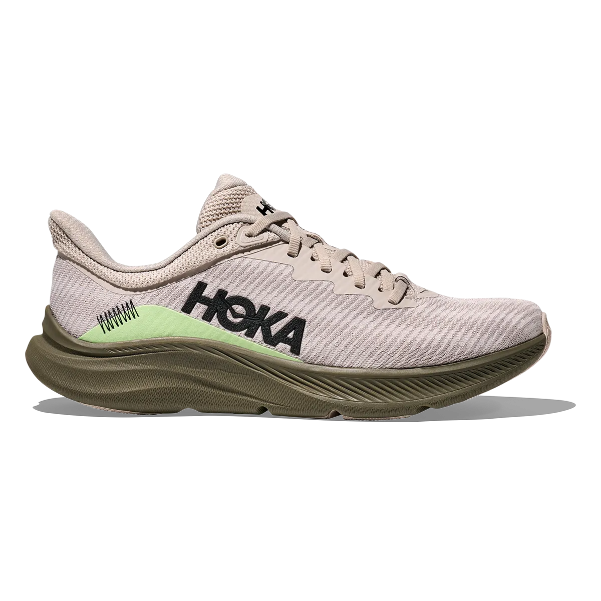 Lightweight Cushioned Sole Hoka Solimar - Putty - Eucalyptus