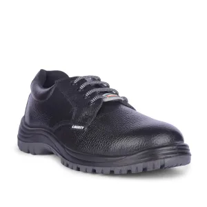 Freedom By Liberty Mens SURKSHA2SK Black Safety Lacing Shoes Ergonomic Last Design All   Terrain