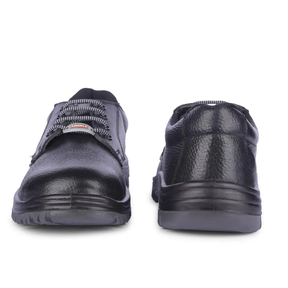 Freedom By Liberty Mens SURKSHA2SK Black Safety Lacing Shoes Ergonomic Lacing System