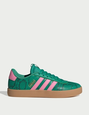VL Court 3.0 Shoes - Court Green/Bliss Pink/Gold Metallic Shear Reduction Lining