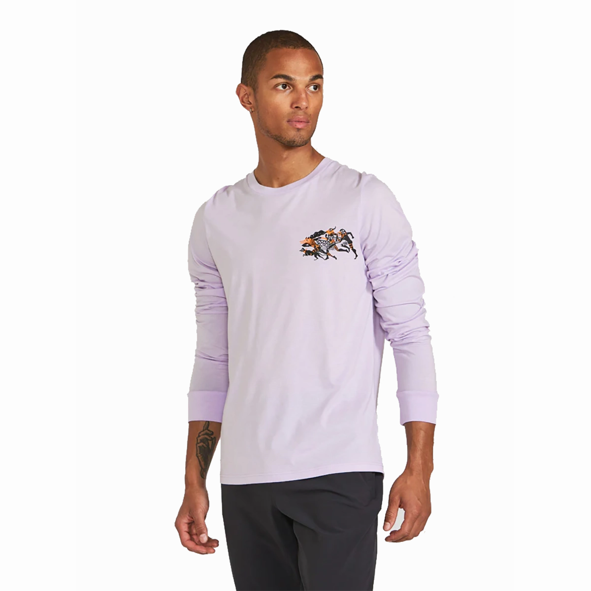Janji Runterra Bio GFX Longsleeve Easy Fit Stretch Material