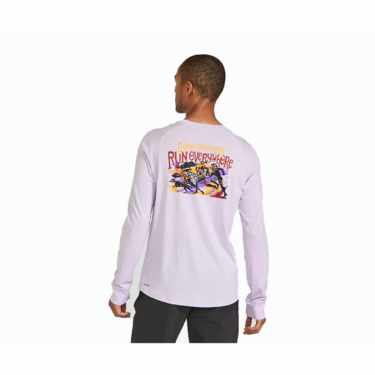 Janji Runterra Bio GFX Longsleeve ReinforcedHems AbrasionResistant Surface