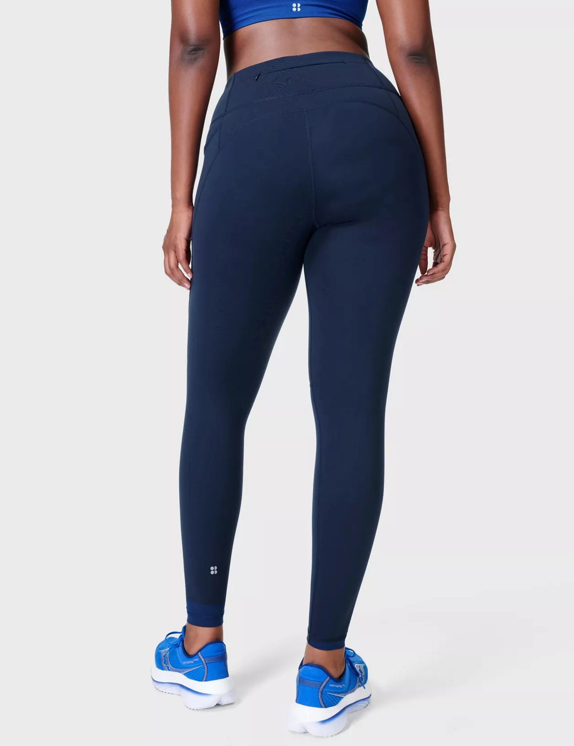 Power Gym Leggings - Navy Blue Comfort Fit Compact Packable Design