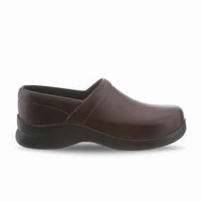 Klogs Men's Bistro Work Clog - Chestnut Cozy Design