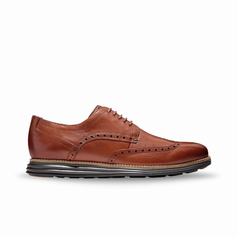 Royal Mode Cole Haan Men's OriginalGrand Wingtip - Woodbury/Java
