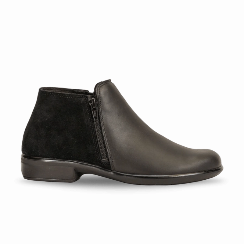 Earth Glow Naot Women's Helm - Black Raven/Black Suede