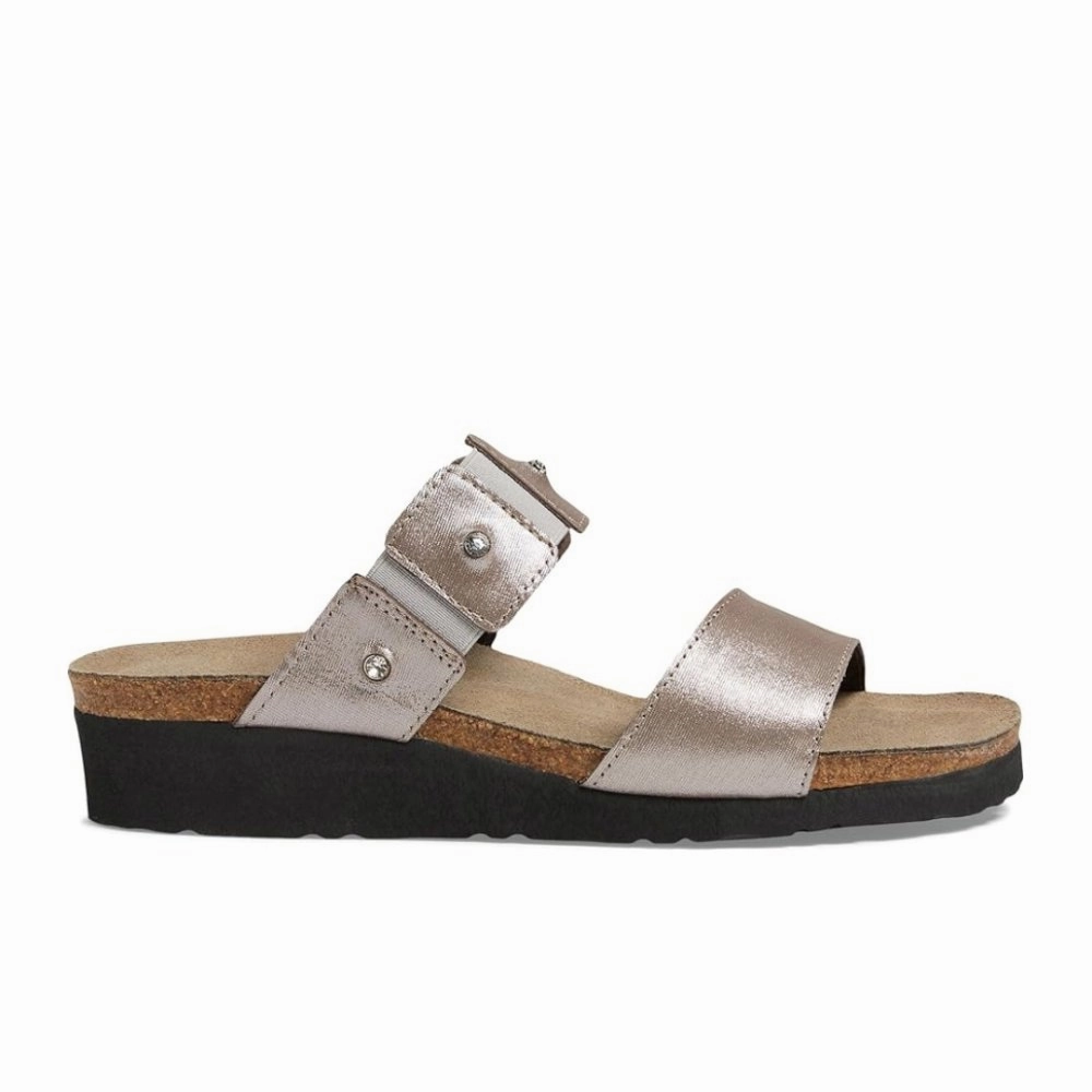 Glam Night Nature Base Naot Women's Ashley - Silver Threads