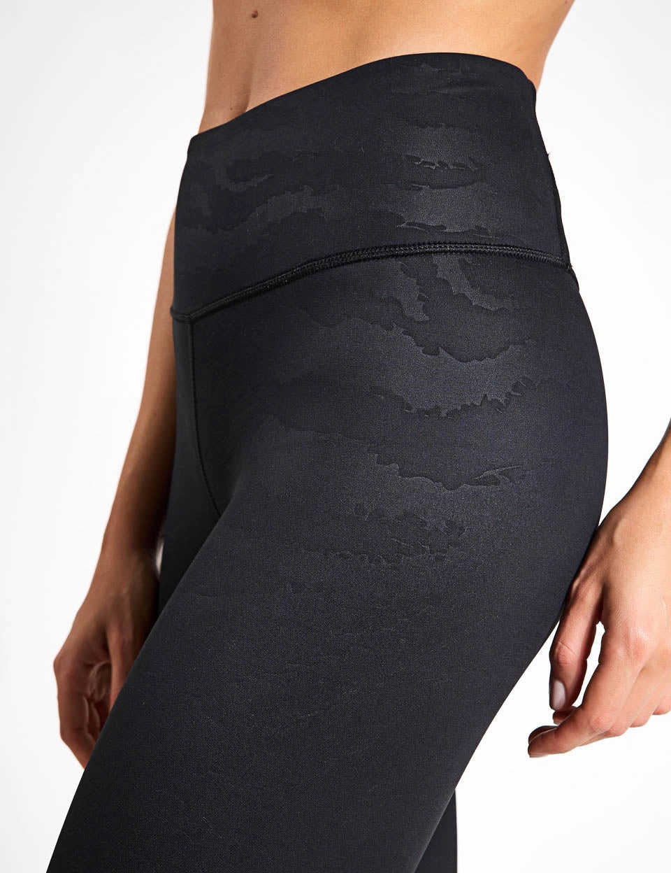 Subtle Curve Ariana Legging - Black Tiger Print