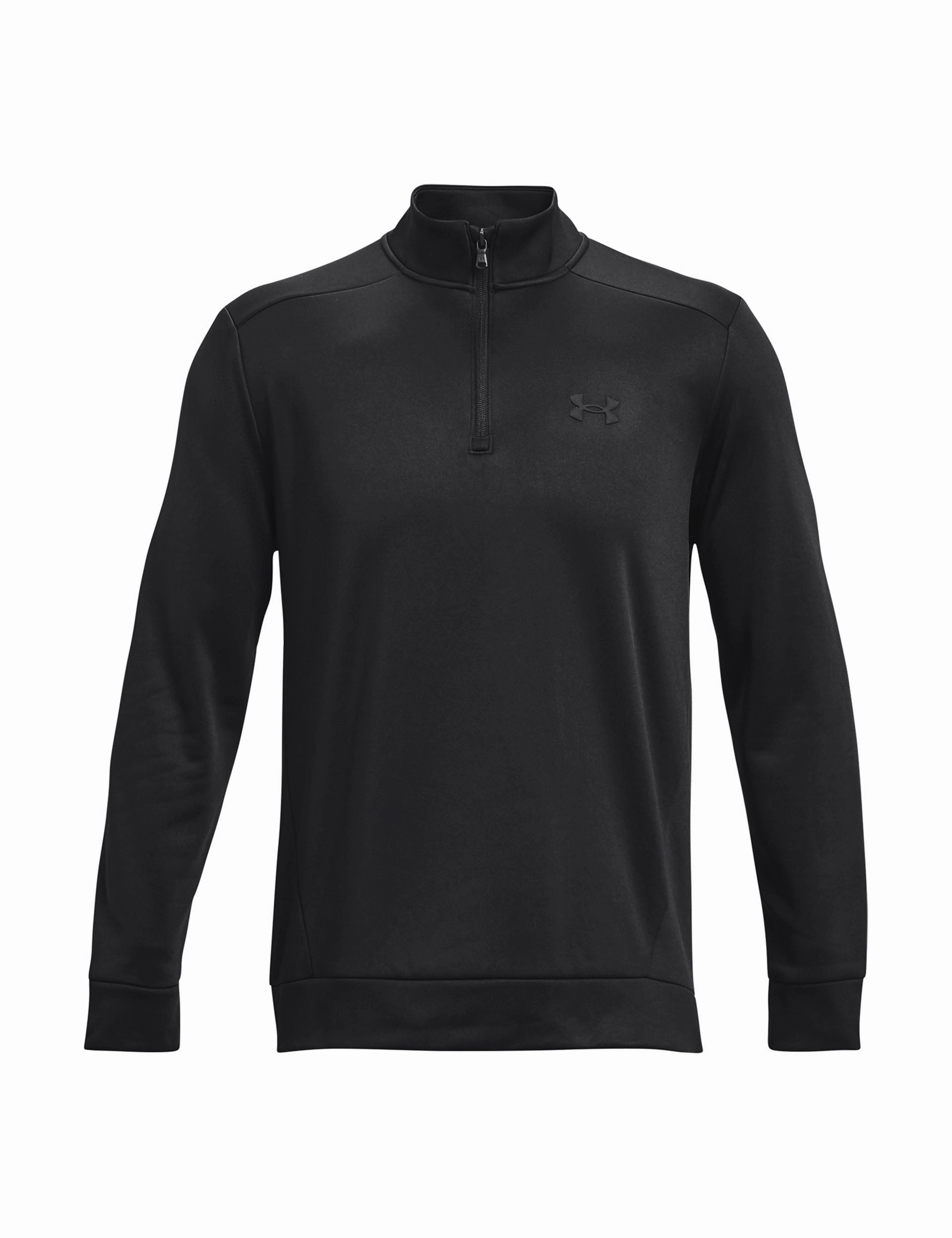Armour Fleece 1/4 Zip - Black/Black Easy Fit Royal Charm