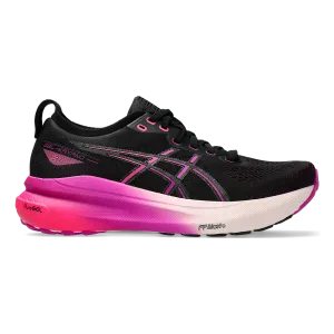 Asics Gel Kayano 31 - Black - Bold Magenta energy - return shoes
