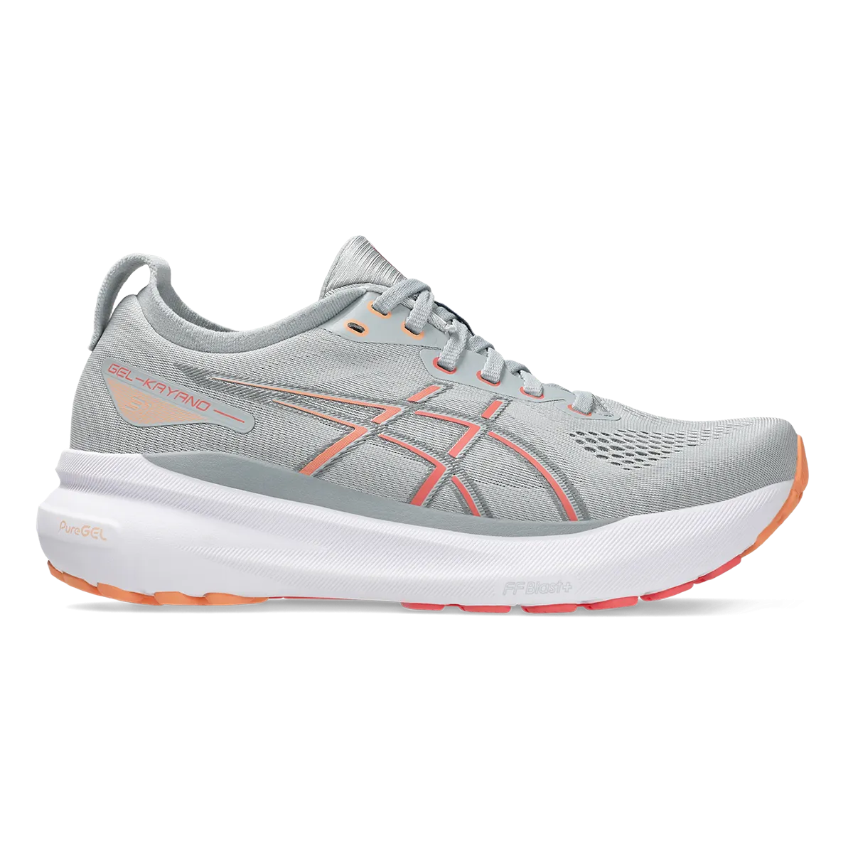 light - use shoes Adaptive Lockdown Fit Asics Gel Kayano 31 - Piedmont Grey - Papaya