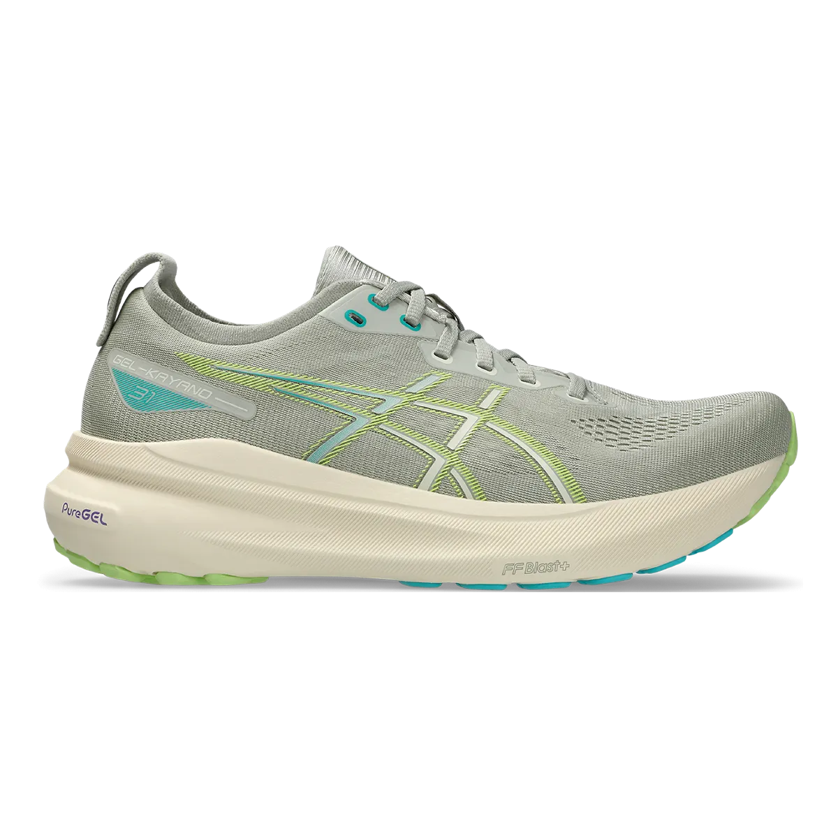 Asics Gel Kayano 31 - White Sage - Birch Energy Capture Outsole