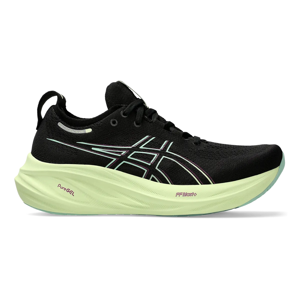 Asics Gel Nimbus 26 - Black - Cool Matcha individual sport Narrow - base