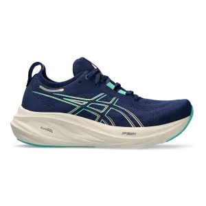 Decoupled Crash Pad Shock Reduction Asics Gel Nimbus 26 - Blue Expanse - Aurora Green