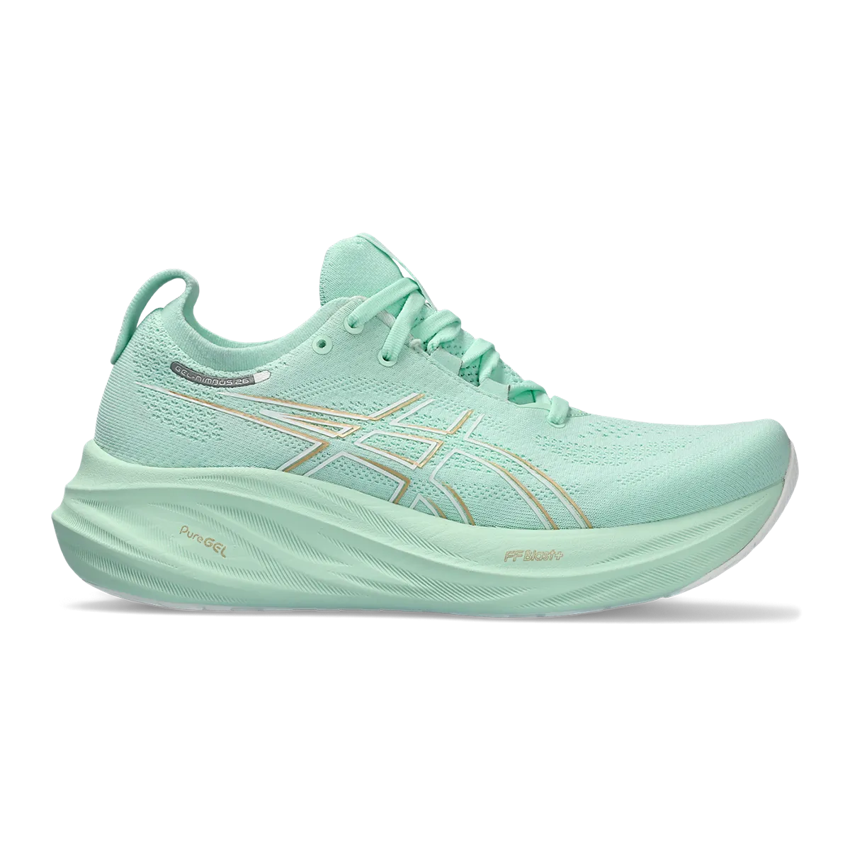 Asics Gel Nimbus 26 - Mint Tint - Pale Mint running for a way to stay resilient gravel - running shoes