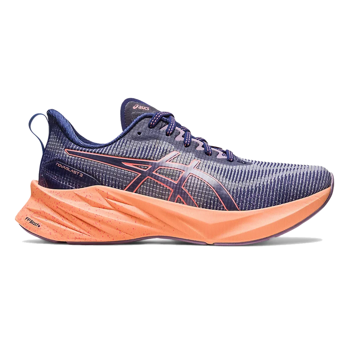 running in hard tracks shoes Asics Novablast 3 LE