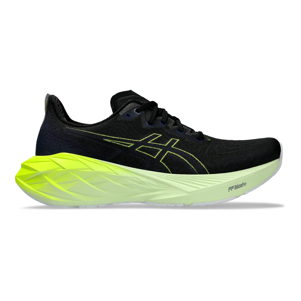 Foot Movement countryside shoes Asics Novablast 4 - Black - Blue Expanse