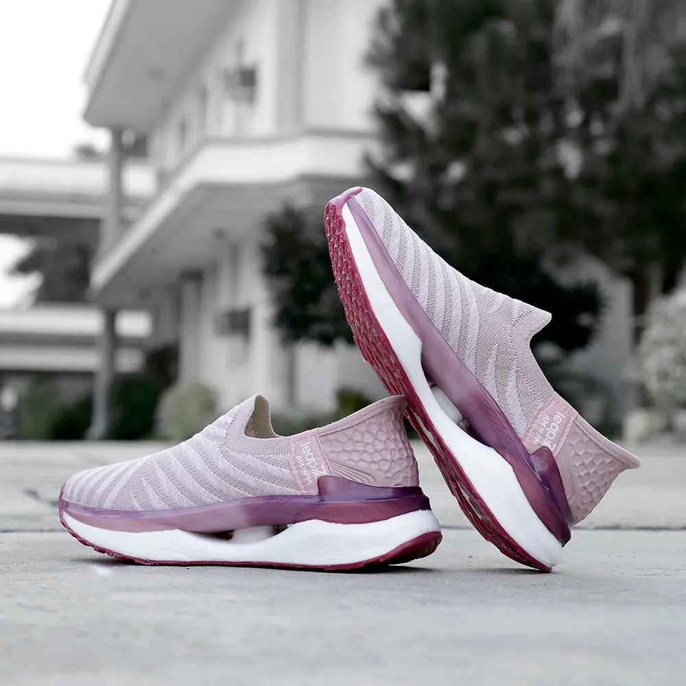 Leap7x Sports Peach Walking Shoes For Women CHELSY-2 By Liberty running in corporate runs shoes military - training running shoes