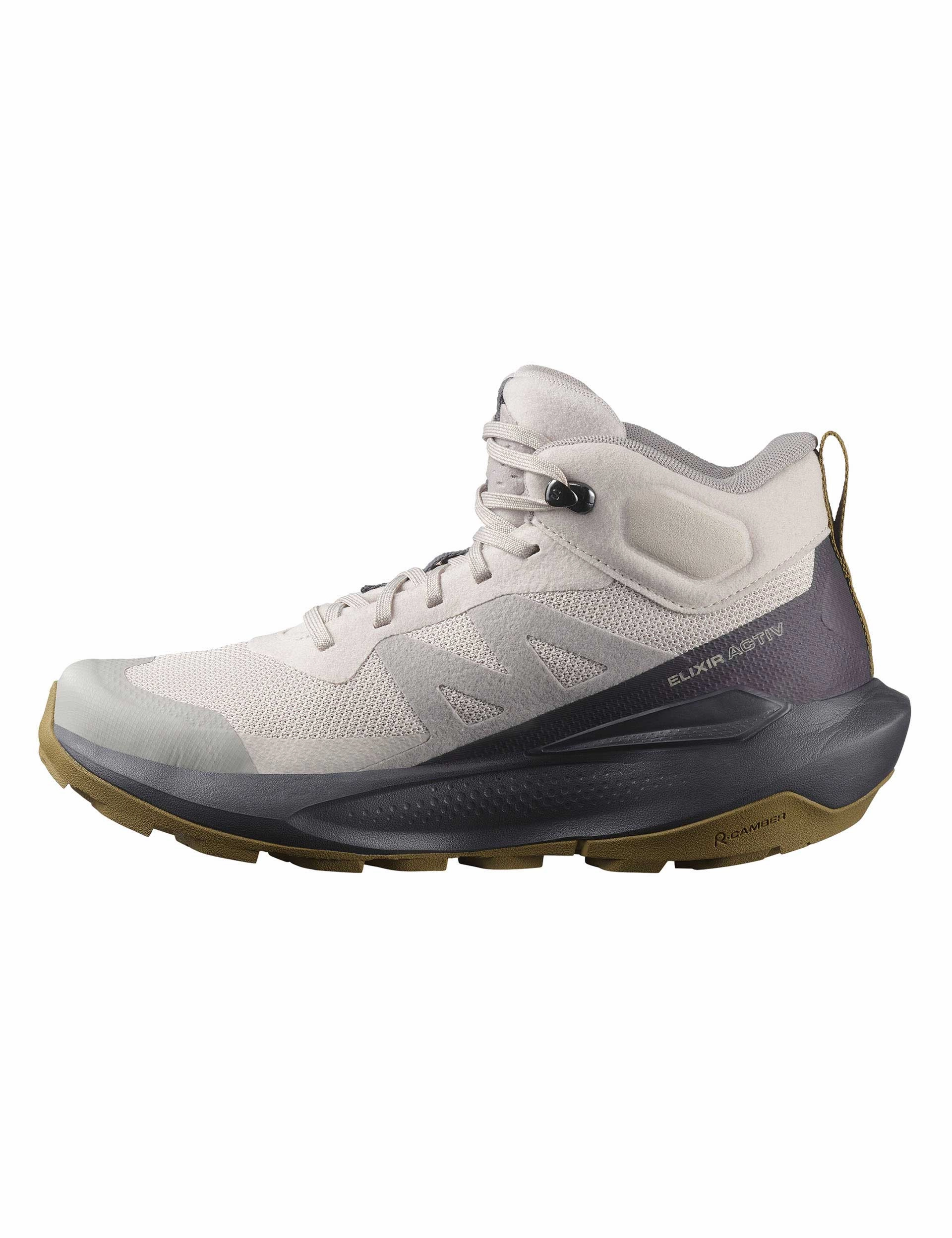 Elixir Activ Mid Gore-Tex - Silver Cloud/Nine Iron/Gothic Olive Stretchable Fabric Breathable Ventilation Channels