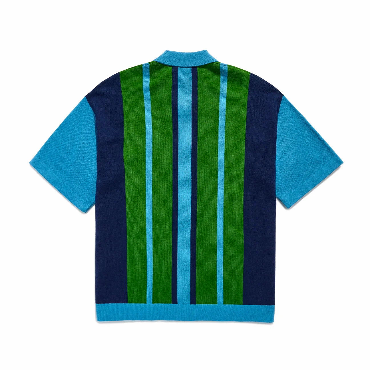 Awake Knit Camp Collar 'Blue-Multi' Light Flow Train Ease