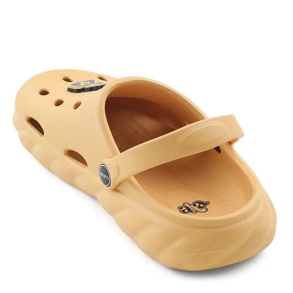 Recycled materials video - game - themed running option A-HA Mustard Casual Clogs For Kids BEACHWALKK By Liberty