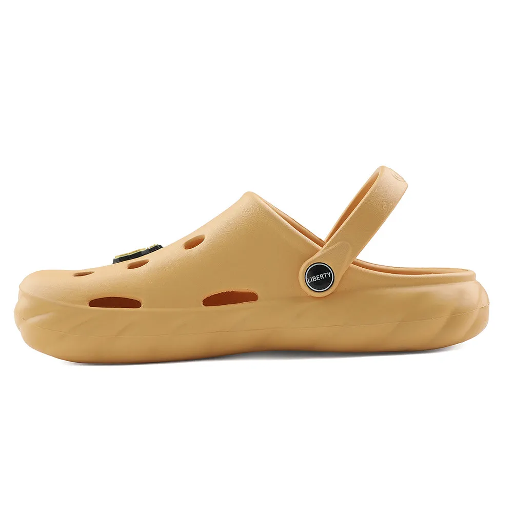 A-HA Mustard Casual Clogs For Kids BEACHWALKK By Liberty kids