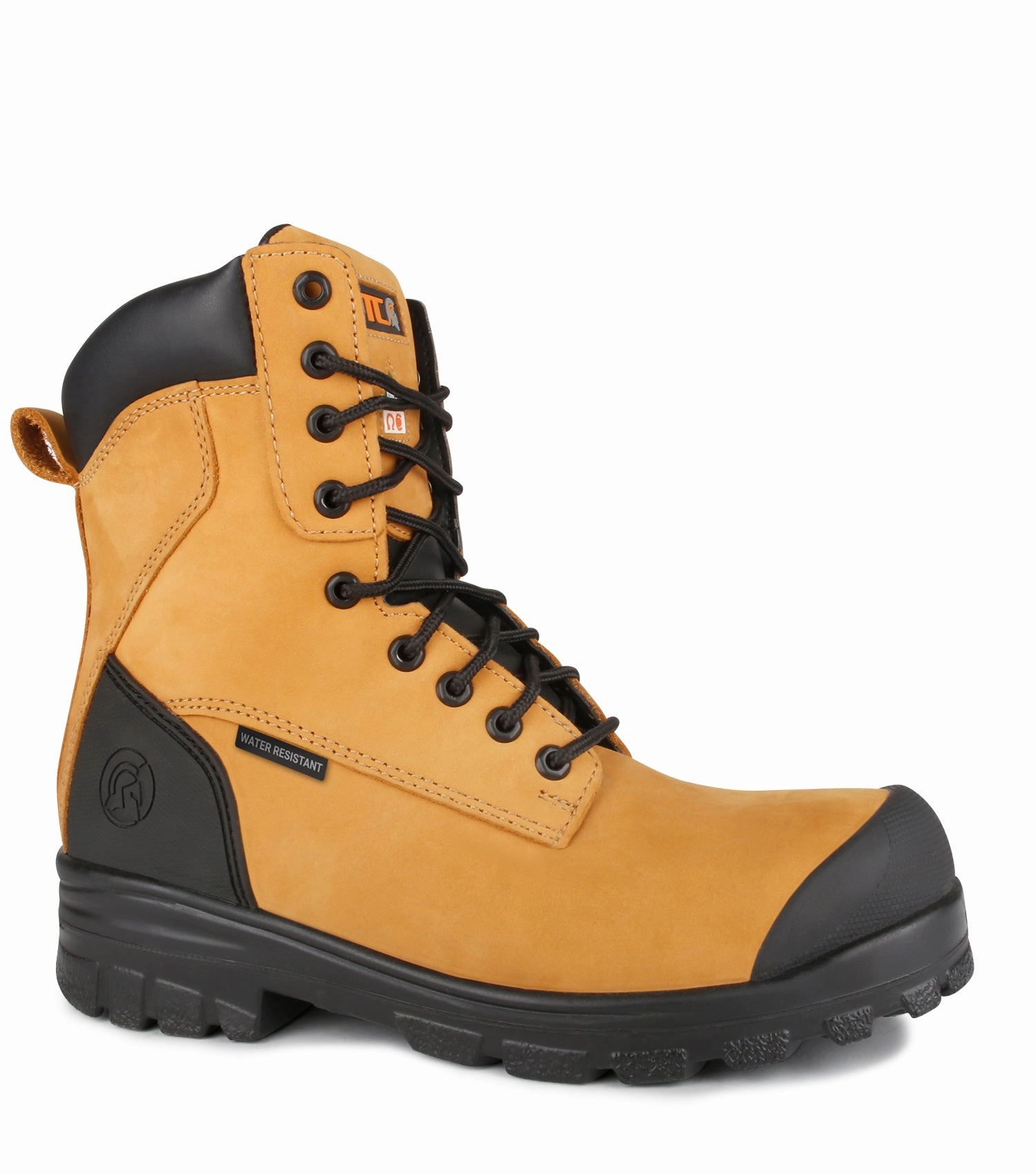 Master, Tan | 8" Nubuck Leather Work Boots High Mileage Compression Boost
