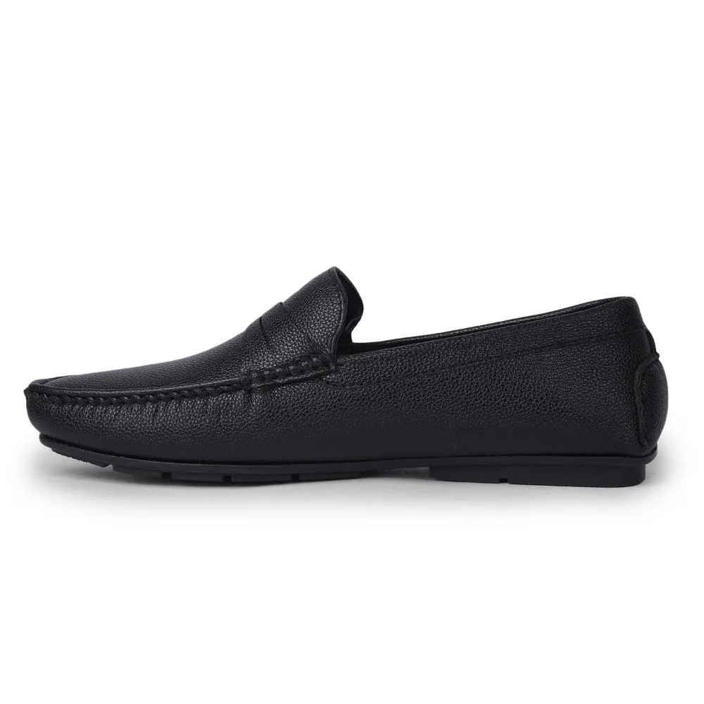 Comfort Grip Fortune By Liberty Mens SME-2E Black Formal Loafers