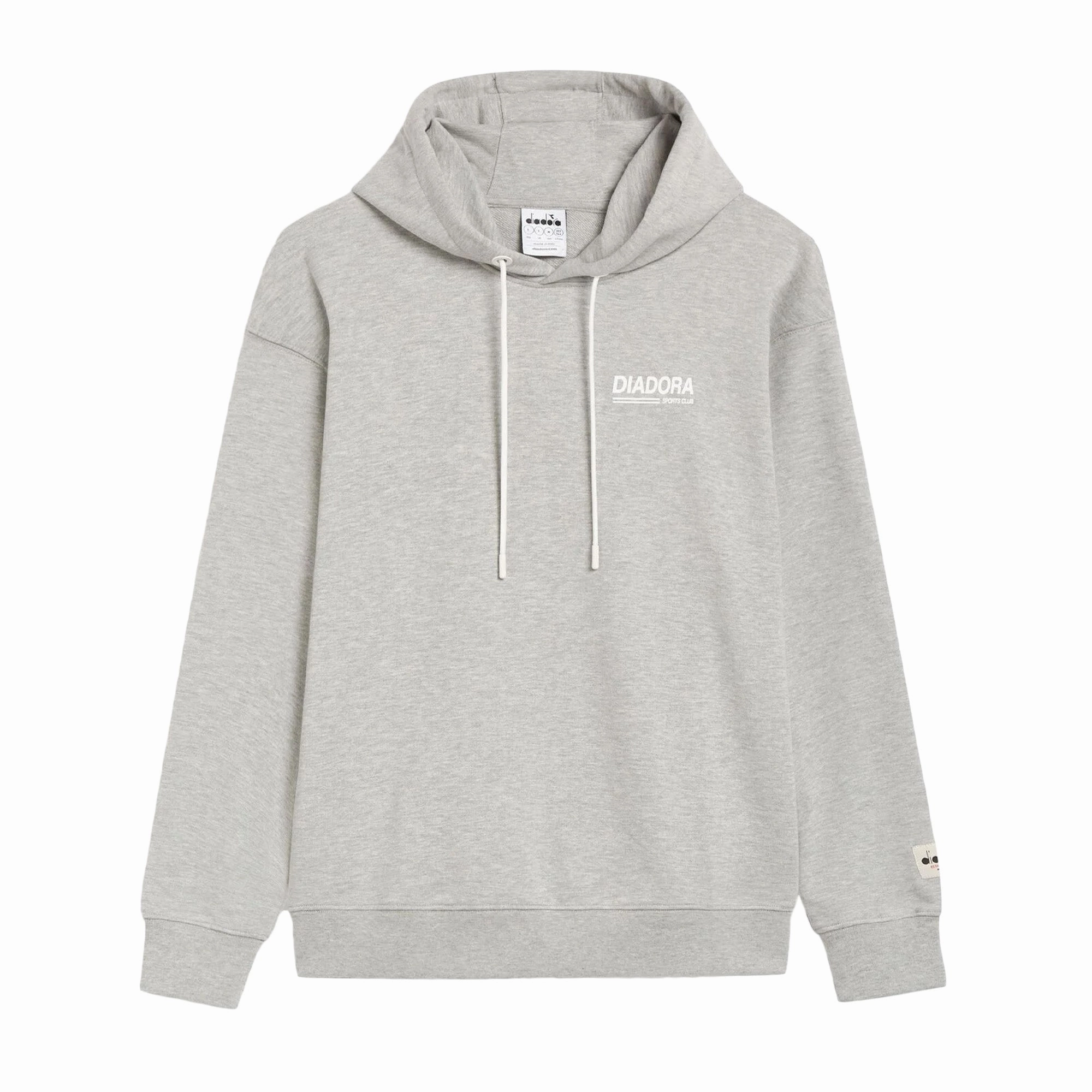 Diadora Hoodie Legacy 'High Rise Melange' Adaptable Outfit