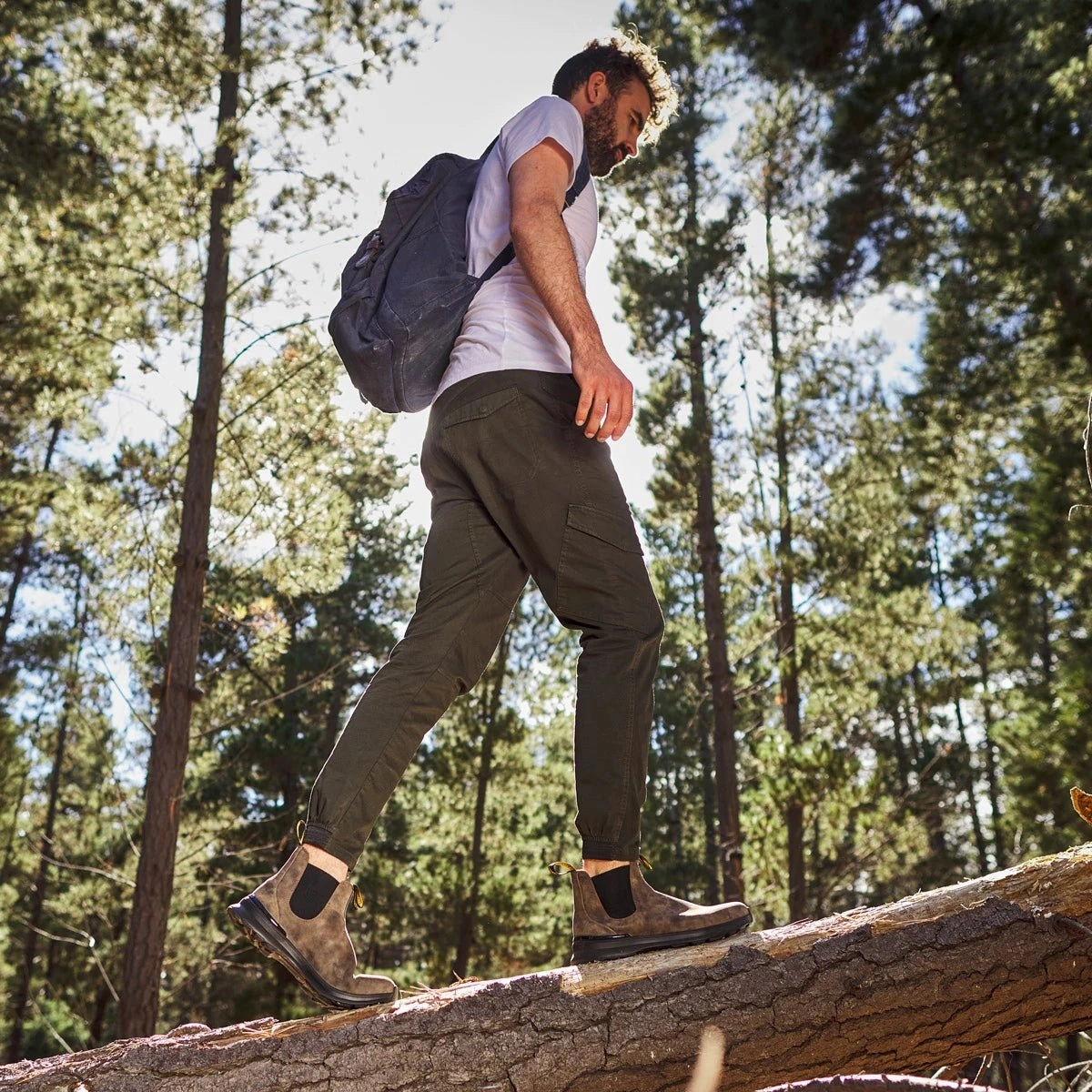 Wind Block Low Care Blundstone Unisex 2144 Active - Rustic Brown