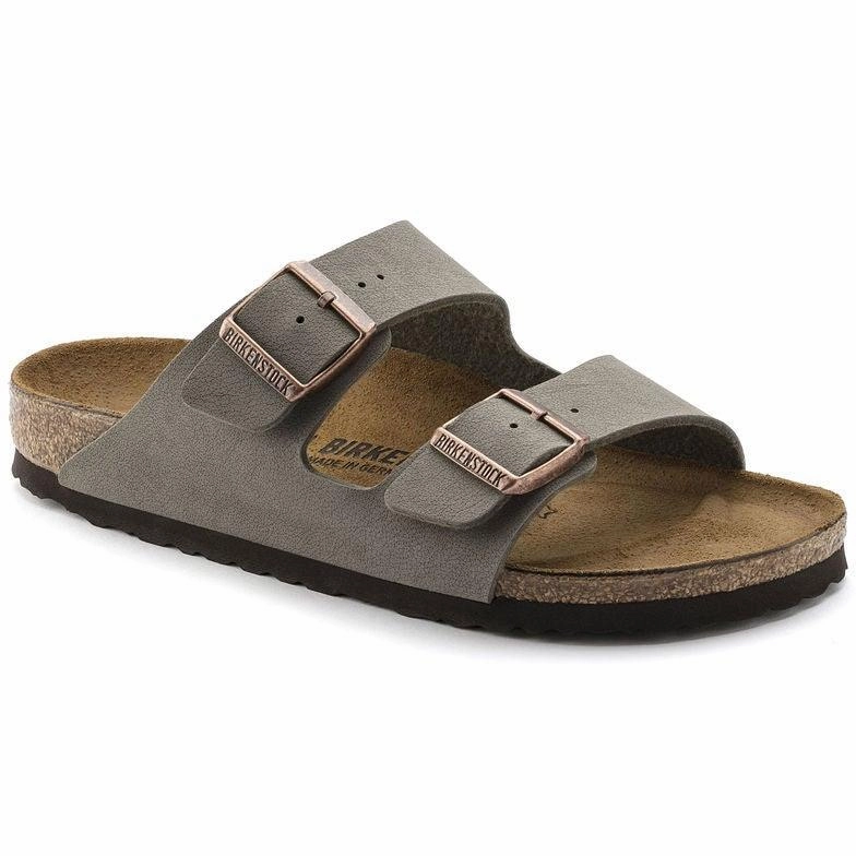 Birkenstock Arizona - Stone Birkibuc Village Charm