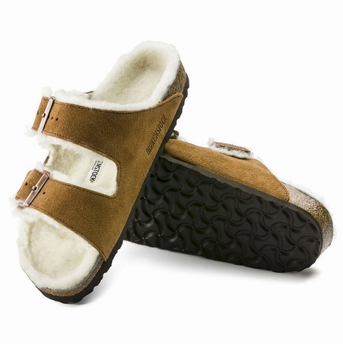 ThermalRegulating Fabric QuickDrying Birkenstock Arizona Shearling - Mink Suede