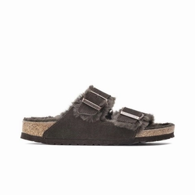Birkenstock Arizona Shearling - Mocha Suede Thermal Insulation Layer Recycled Fit