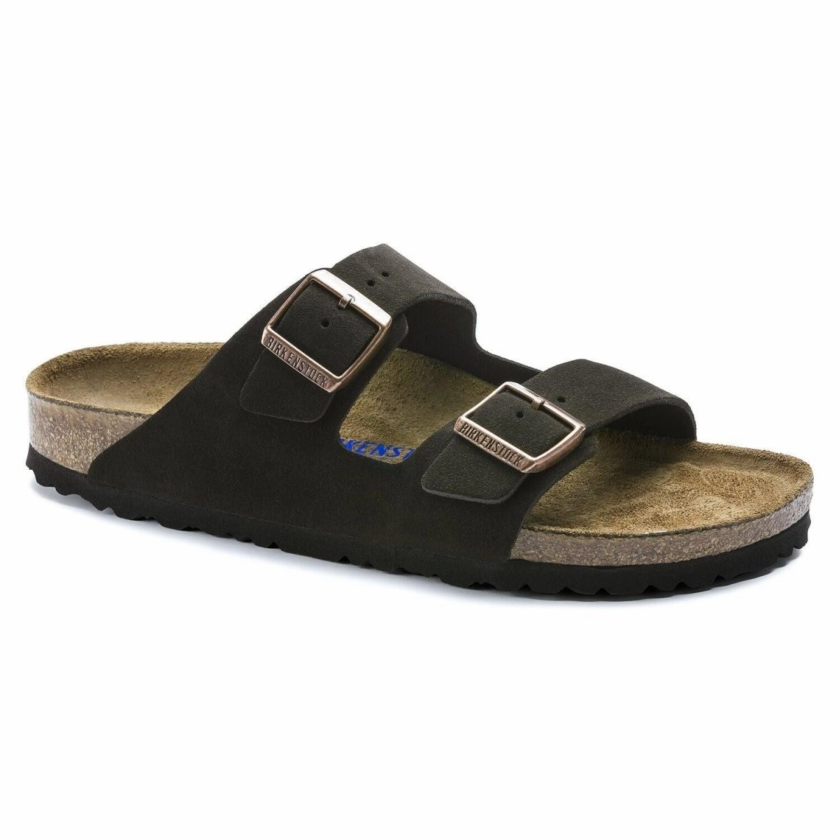 Birkenstock Arizona Soft Footbed - Mocha Suede Casual Polo