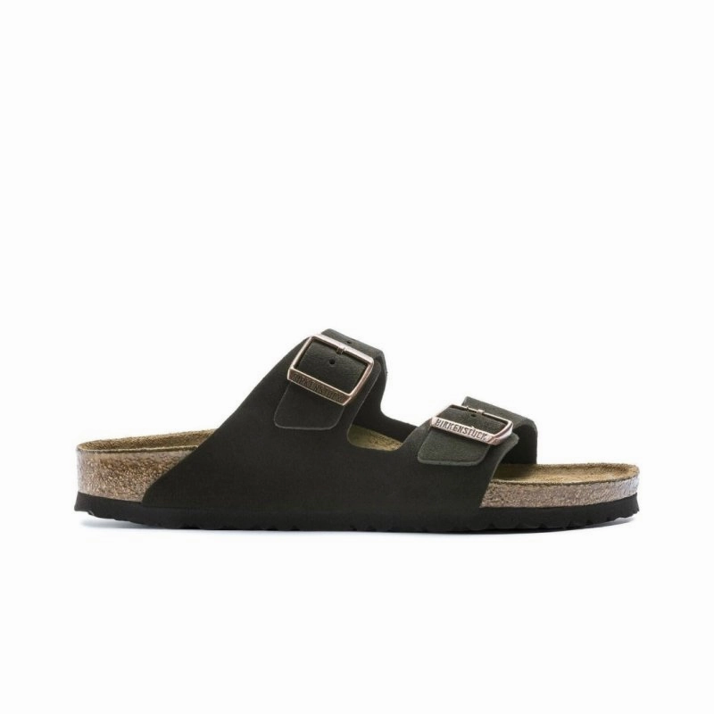 All-Weather Wear Teacher Chic Birkenstock Arizona Soft Footbed - Mocha Suede