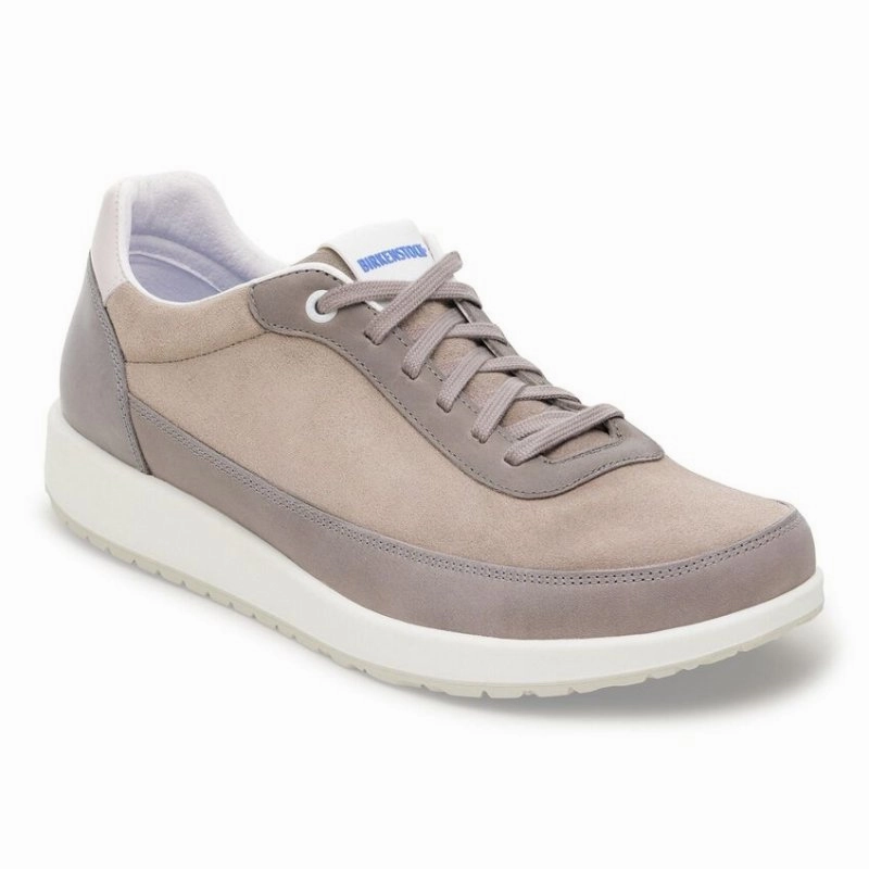 Birkenstock Honnef City - Stone Coin Mixed Leather Sky Mood Adaptable Outfit