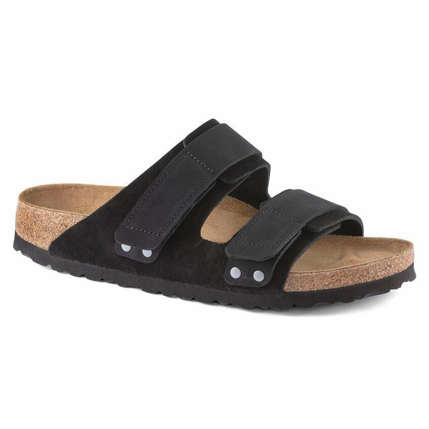 Permanent Crease Birkenstock Uji - Black Suede