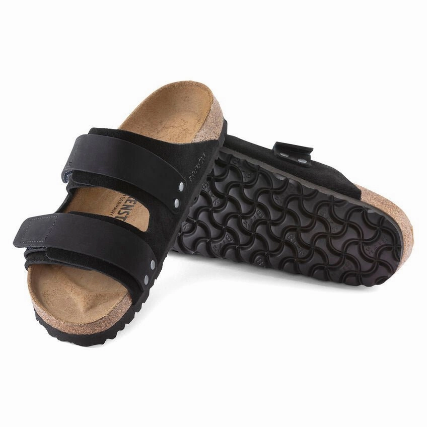 Birkenstock Uji - Black Suede Cozy Sweater Weather Guard