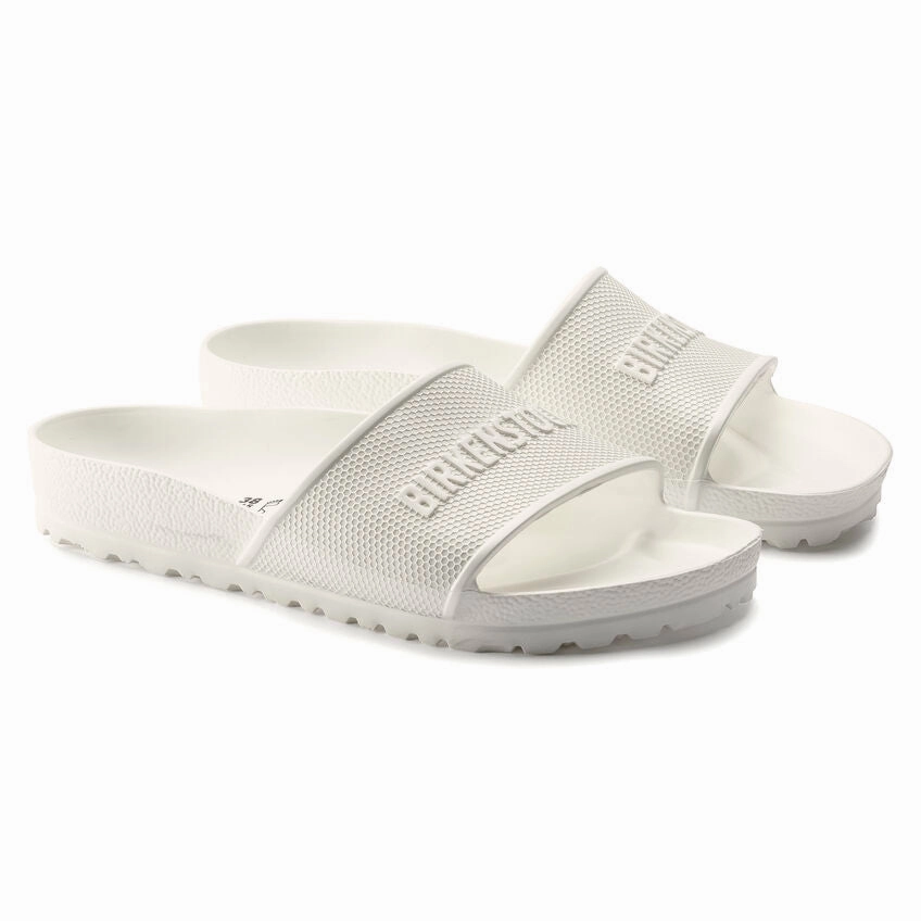 slow life EcoFriendlyTextiles Birkenstock Women's Barbados - White EVA