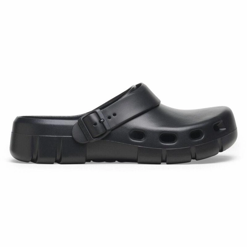 Birkenstock Women's Birki Flow - Black EVA Modern Fashion NoSlip Hem